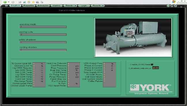 With BacNet protocol you can interface with many types of equipment to read, monitor, or control a variety of functions.  This level of capability enables efficient opearation which can reduce cost and prolong equipment life.